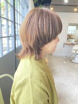 コネクト(conect)&nbsp;マッシュウルフ/ブリーチ無しダブルカラー/白髪ぼかし