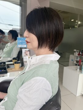 ハピネス 西大寺店(Happiness) 【50代・60代限定】まとまり艶ショートボブ/髪質改善／しらさん