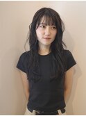 ブルーブラック/ロングレイヤー