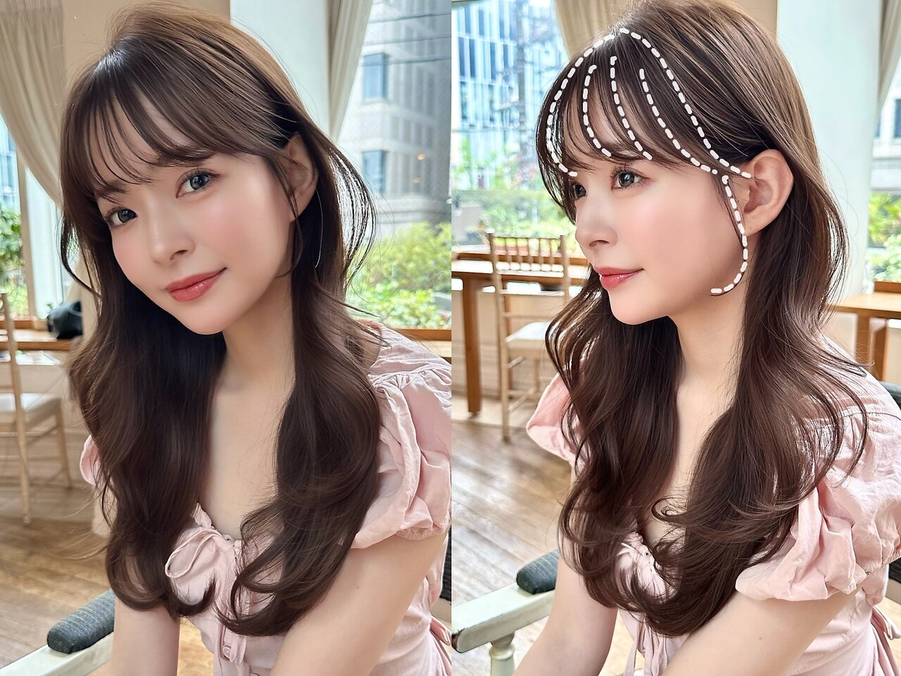 韓国ヘア】【似合わせレイヤーカット】が得意なサロンViolet`jem