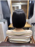 エイジング毛を優しく整える艶ボブ