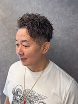 メンズサロン キング 高槻店(Men’s salon K!ng)&nbsp;波巻きツイストスパイラルパーマ/フェザーパーマ/眉毛/メンズ
