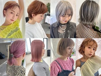 アトモスサニーテラス(Atmos sunny terrace)の写真/【JR野田1分】ケアブリーチ×髪質改善で叶える、ダメージを抑えた理想の透明感カラー