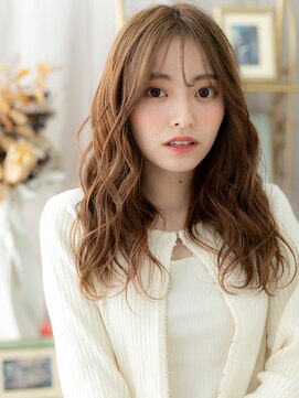 カバーヘア ブリス 上尾西口店(COVER HAIR bliss) 韓国風抜け感ラフウェーブバタフライカットc7上尾20代30代40代