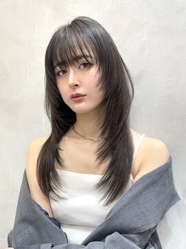 グロー オオミヤ アネックス 大宮(GLROW OMIYA ANNEX) ハッシュカットグレージュがっつりレイヤー