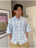 千葉駅MEN’S HAIR/サーフカール/刈り上げセンターパート