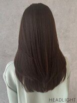 アーサス バイ ヘッドライト 新潟京王店(ursus by HEADLIGHT)&nbsp;ストレートレイヤーロング×ダークブラウン
