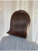 ストレートでも可愛い。外ハネでも盛れる今っぽボブ