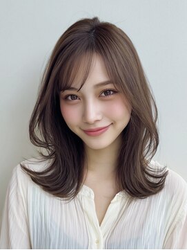 レリーアンテ 大阪梅田(Rely ante) 韓国ヘア　うる艶ベージュカラー