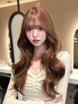 ベル 新宿店(Vel) 20代30代前髪あり/ハッシュカット/ミディアムレイヤー/顔まわり