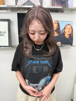 ペレ 梅田(PELE) イメチェン/ピンクベージュ/アンブレラカラー/前髪/梅田