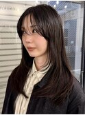 十亀 レイヤーカット/レイヤーミディアム/透明感カラー