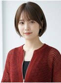 20代30代40代東新宿御苑白髪染め艶ブラウン丸みショート