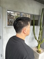 ヘアーワークスヴィクサス 諫早店(HAIR WORKS VIXUS) トップを残していかつくなりすぎないテーパーフェード