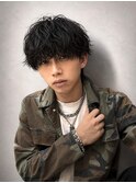 【Ryo】黒髪シャープなシャドウパーマ