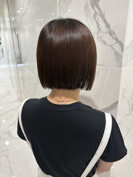 クララ ヒロシマ(CLALA Hiroshima) 切りっぱなしボブ髪質改善