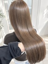 シンク オモテサンドウ(sync omotesando)&nbsp;巻ける縮毛矯正/チョコレートブラウン/艶カラー/髪質改善