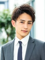 メンズルービック なかもず(MEN’s Rubik's) 韓国風センターパートマッシュ|好感度メンズヘア
