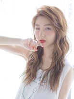 オジコ(ojiko)&nbsp;☆月曜営業☆ojiko.かきあげ前髪大人可愛い波巻き耳掛けロング２