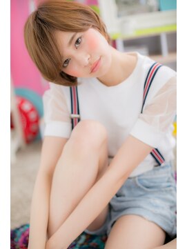 ミック 日暮里店(miq) ひし形フォルムの☆ふんわりボブb