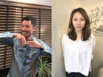 リッカヘアデザイン(lycka hair design)の写真/【茨木市駅3分】ほっと落ち着く空間でハイキャリアのstylistが1対1で担当◎30代～大人女性の悩みに寄り添う