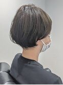 丸みマッシュ×くすみカラー×サマーカット