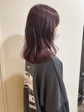 グリーン 渋谷(green) 【MIO】オイルカラーでラベンダーピンク