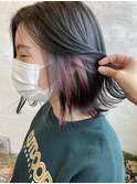 【新開】大人可愛いインナーカラーウルフレイヤーボブ