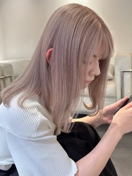 ベレーザ 渋谷(BELEZA) 5005ミルクティーアッシュシルキーベージュ韓国グレーベージュ