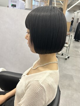 ヘアサロン ドットプラス 町田店(dot. plus) 【中西里美】マチルダボブ×黒髪