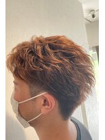 エヌアンドエー 春日部東口店(hair shop N&A) 短髪ニュアンスパーマ×ツーブロック/フェードカット