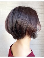 ラック 海老名店(LUCK) 【大人女性小顔ヘア◎】艶髪ハンサムショート×ココアブラウン