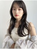 ミニウルフレイヤーカット顔周り前髪韓国ミディアムロング/柏