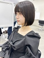 キートス 高知店(kiitos)&nbsp;丸みボブ/顎下ボブ/深みグレージュ