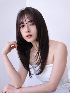 イオ 本厚木(io) くびれレイヤー似合わせカットナチュラルカラー小顔前髪