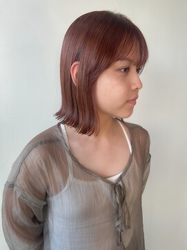 アルヴァ(ALVA) ○ナチュラルオレンジブラウン×切りっぱなしボブ