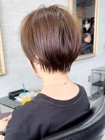 アイドットプラスサッポロ 札幌(i.+SAPPORO)&nbsp;小顔に見えるショート前髪イメチェンネビージュ黒髪白髪ぼかし