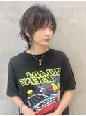 斜め45°も素敵なネオウルフ　ウルフカット　ウルフ