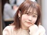 【グローバルミルボン】ヘアカラー+シルクTr＋前髪カット+スチーム￥10500