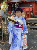 七五三前撮り 着付 ヘアセット メイク 着物レンタル 写真撮影