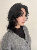 ミディアムレイヤーパーマ