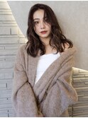 透け感ラベンダーブラウン