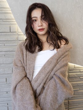 シアエミュー 新越谷店(SHEER emu) 透け感ラベンダーブラウン