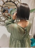 【WATER】ミニボブ　カラー　ショートカット/表参道.南青山