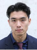 外国人風ツーブロスタイル