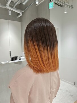 テクネ 天神大名(techne) 天神大名ブリーチダブルカラーハイライトバレイヤージュインナー