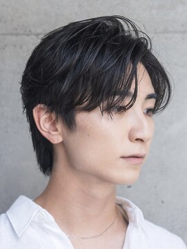 テクト バイアッシュ 吉祥寺店(Tect by Ash) フェザーパーマセンターパート毛流れフェザーショート吉祥寺