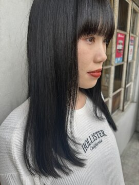 ロッソ ヘアアンドスパ 獨協大学前店(Rosso Hair&SPA) ブルーブラック