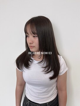 ビーヒアナウ N゜03 金沢駅西店(BE HERE NOW) 【韓国ヘア/レイヤーカット/グレージュカラー】