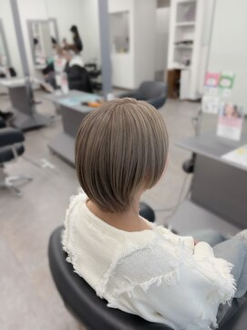 ガルボヘアー 桟橋店(garbo hair) グレージュ高知美容院ハイトーン